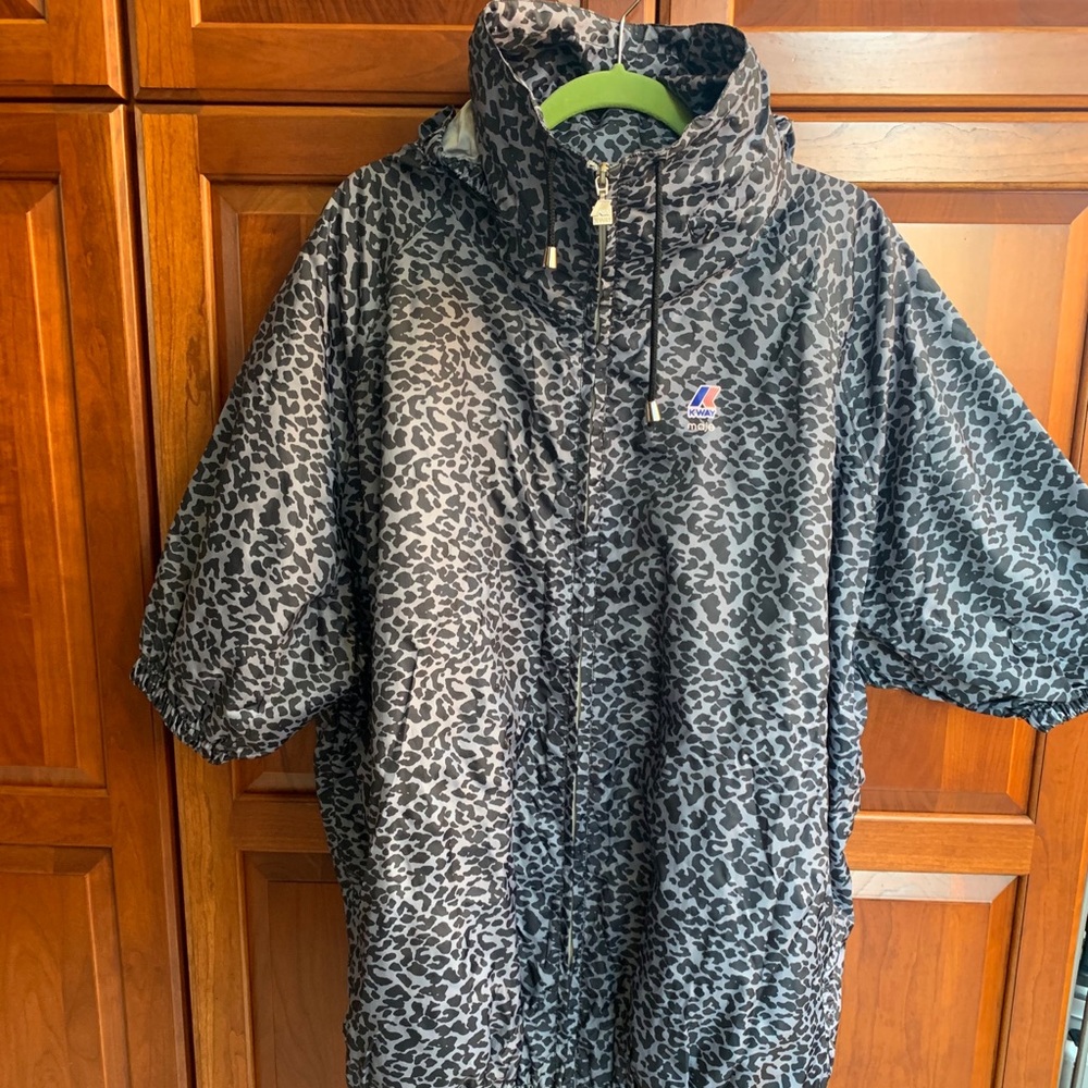 MAJE K-WAY Raincoat with hood